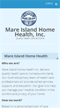 Mobile Screenshot of mareislandhomehealth.com